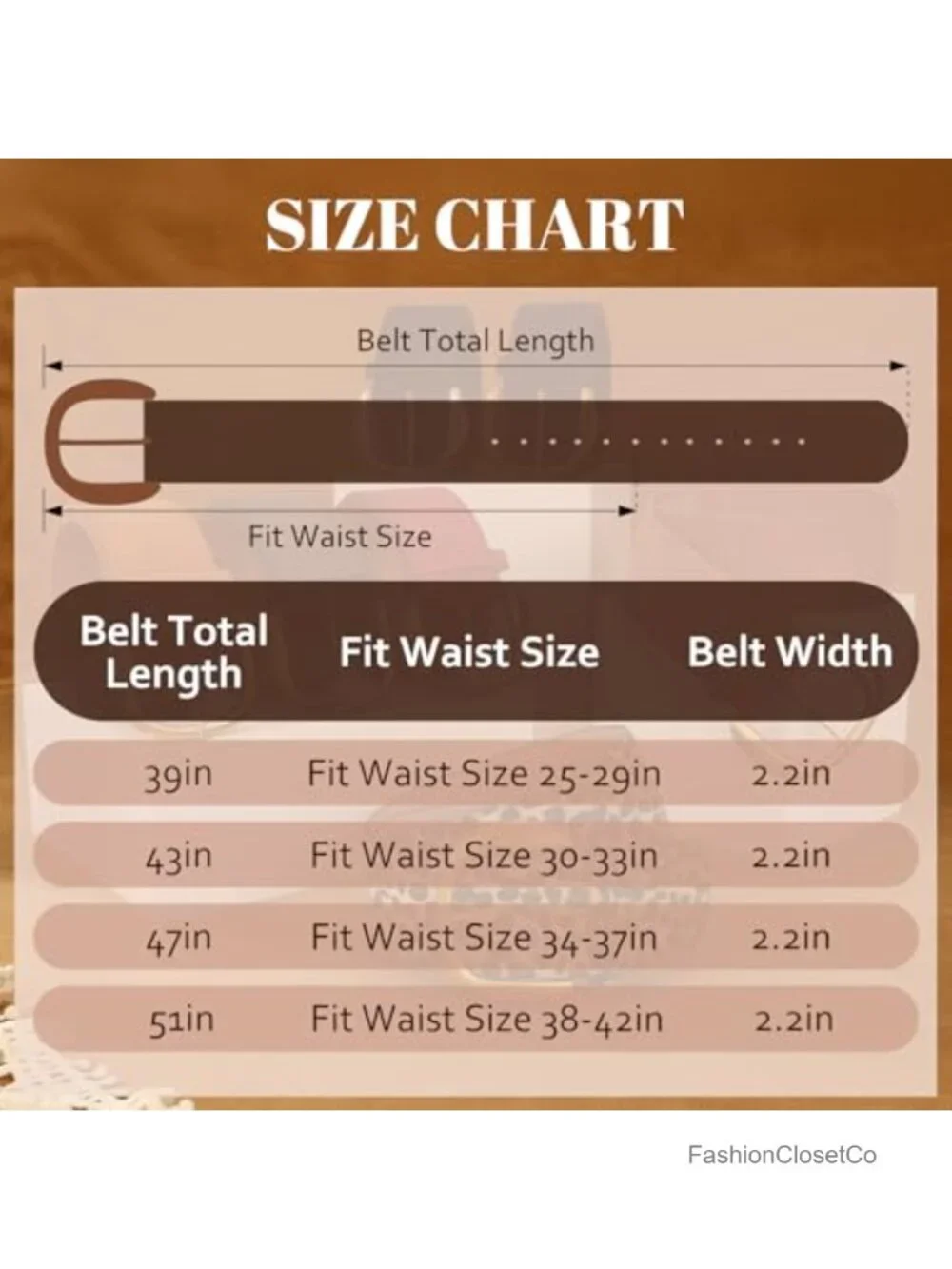 Wide Faux Leather Belt Gold Buckle Chunky Waist Belt
